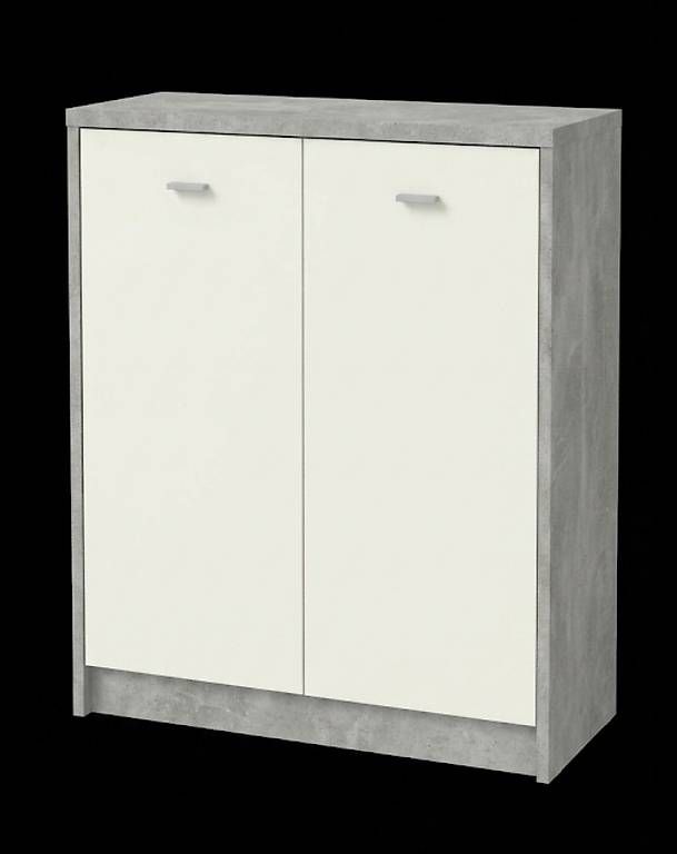 Cassettiere: Kommode weiss grau Betonoptik – Usato da St. Margrethen SG venduto da mar_2kwq