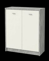 Kommode weiss grau Betonoptik