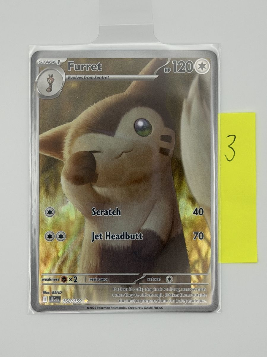 Pokémon Carte collezionabili: Pokémon Furret 168/159 – Nuovo (secondo la descrizione) da Uster venduto da CDM96