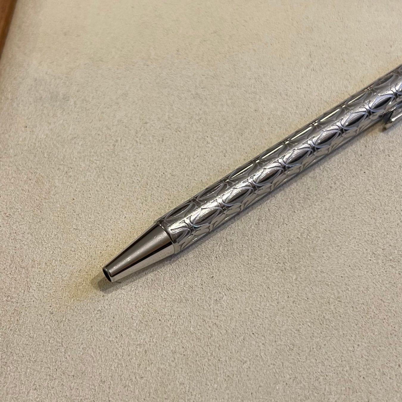 Cartier Penna & Evidenziatori: Silver Cartier pen – Usato da Carouge GE venduto da Watchaser 3