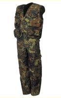 Kinder-Tarn-Anzug, Weste und Hose, Hosenbeine abnehmbar Gr.L