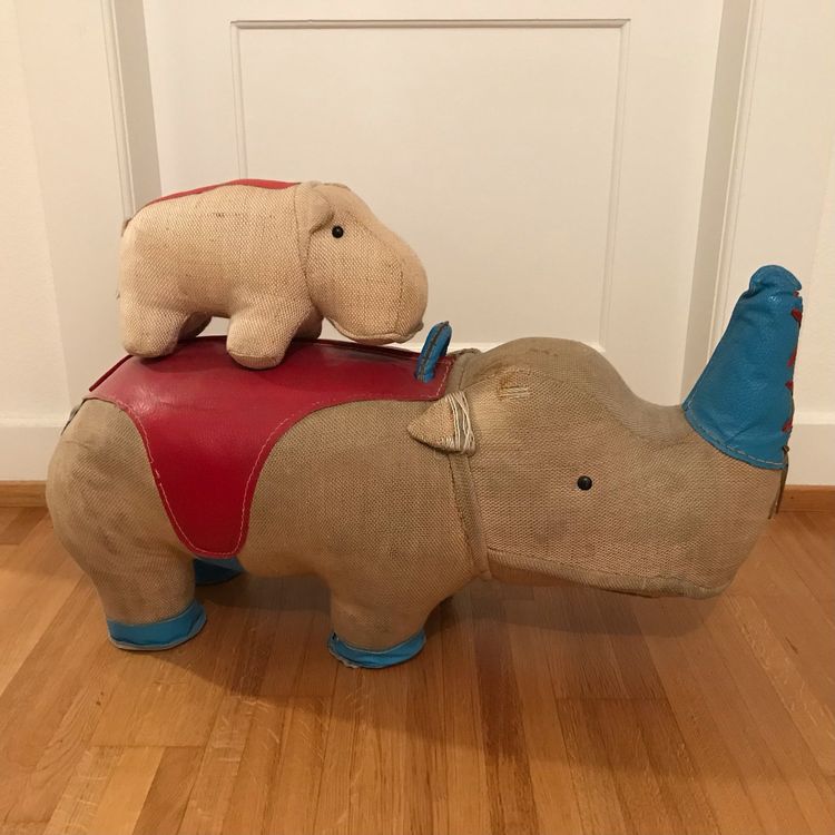 RENATE MÜLLER kleines Nilpferd »Mocky« DDR um 1970 wie NEU Kaufen auf Ricardo