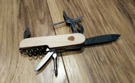 Taschenmesser mit Holzbeschalung neu mit @-Logo, OVP
