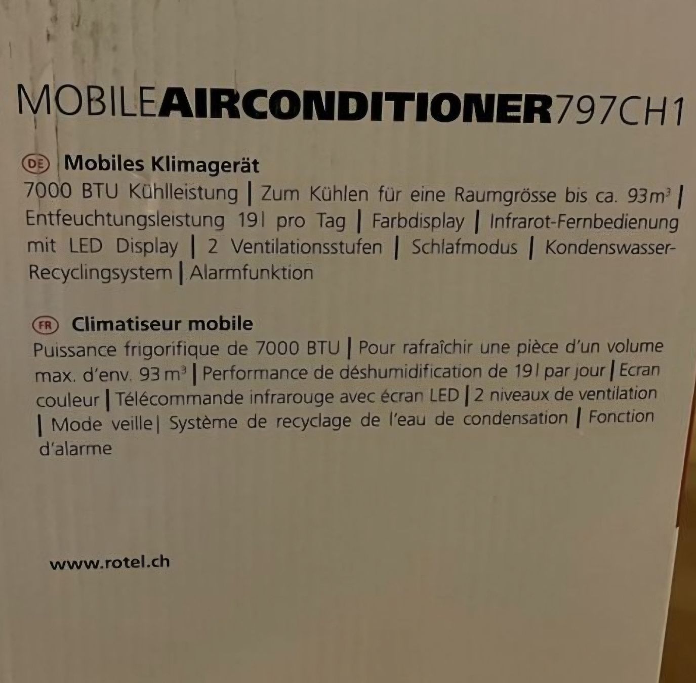 Rotel Condizionatori: Mobiles Klimagerät – Usato da Grenchen venduto da mic_28rc 5