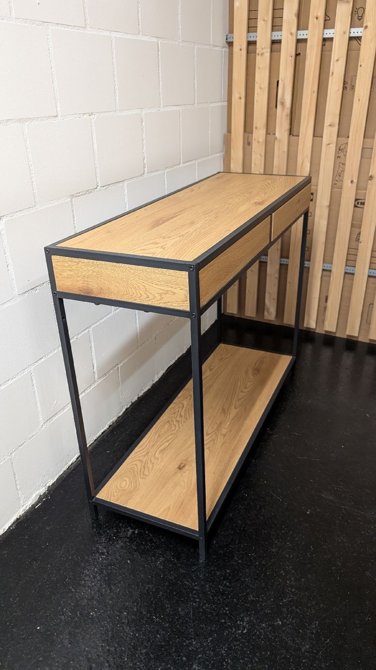 Commodes: Sideboard Eiche Metall schwarz 2 Schubladen neuwertig – D'occasion à Kloten par Chrigi_17 2