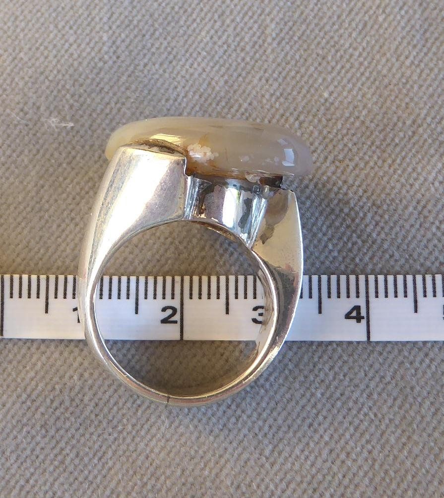 Anelli: Ring 925 Silber mit Achat – Usato da Muri AG venduto da Lineli2020 1