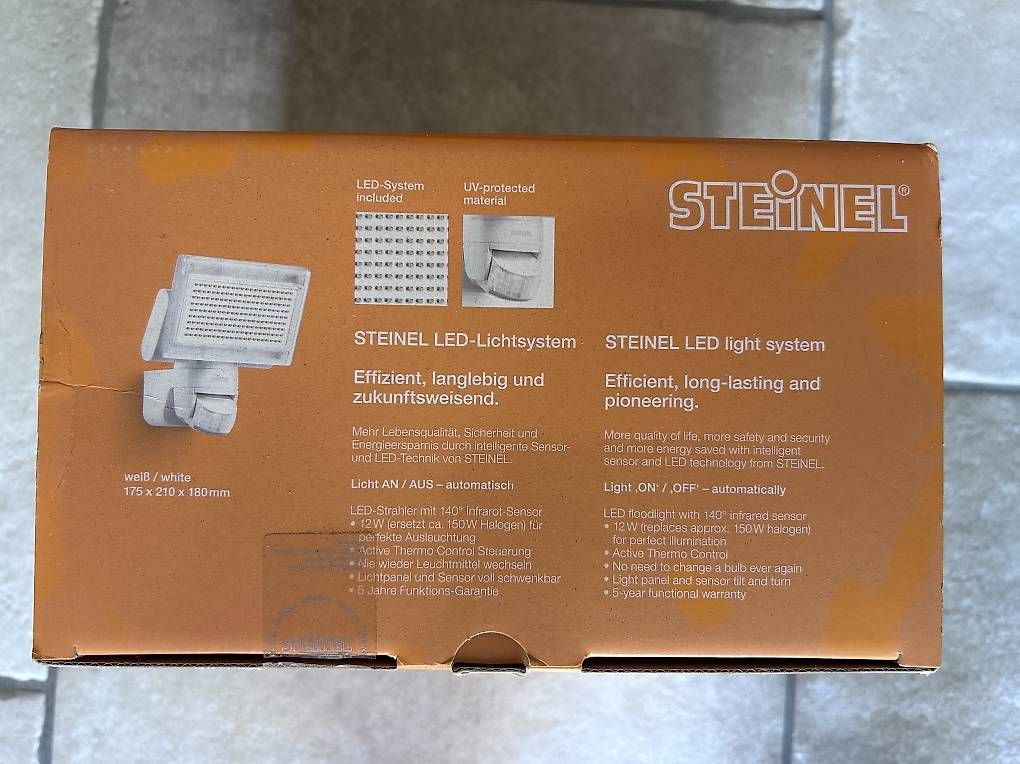 Lampade: Luce da esterno LED e sensore  – Nuovo e nell'imballaggio originale da Cadro venduto da pat_w6lh 1