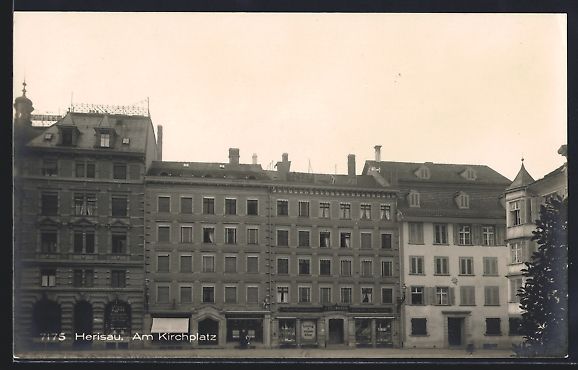 Cartes postales: AK Herisau, Gebäude am Kirchplatz – D'occasion à Berlin par bartko-reher