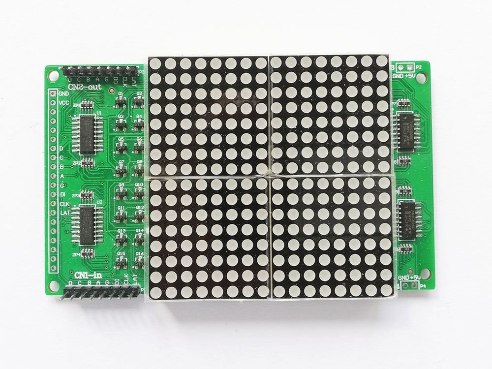 LED Dot Matrix Display 16x16 pixel, ROT (Neu (gemäss Beschreibung)) in ...