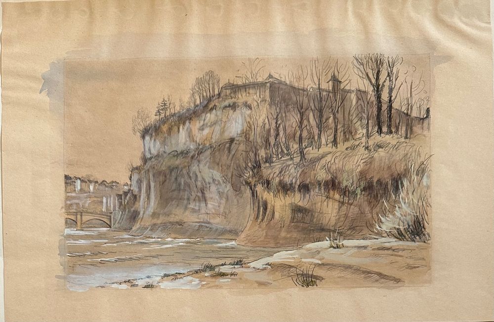 Jakob Ritzmann (1894-1990) Landschafts Gemälde Mischtechnik | Kaufen ...