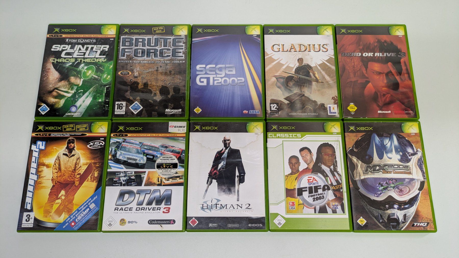 Spiele: 10 Microsoft Xbox Classic Games, Xbox Sammlung – Gebraucht aus Menziken von mame18