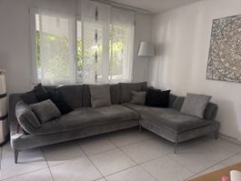 Ecksofa grau