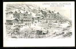 Adelboden, Grand HotelKurhaus im Schnee