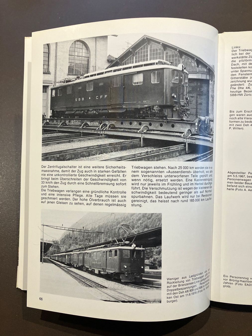 Libri: Waldburger/Senn: Die Brünigbahn SBB - Minirex – Usato da Menziken venduto da timbuktu1001 5