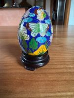 Cloisonné Chinesisches Osterei Handbemahlt