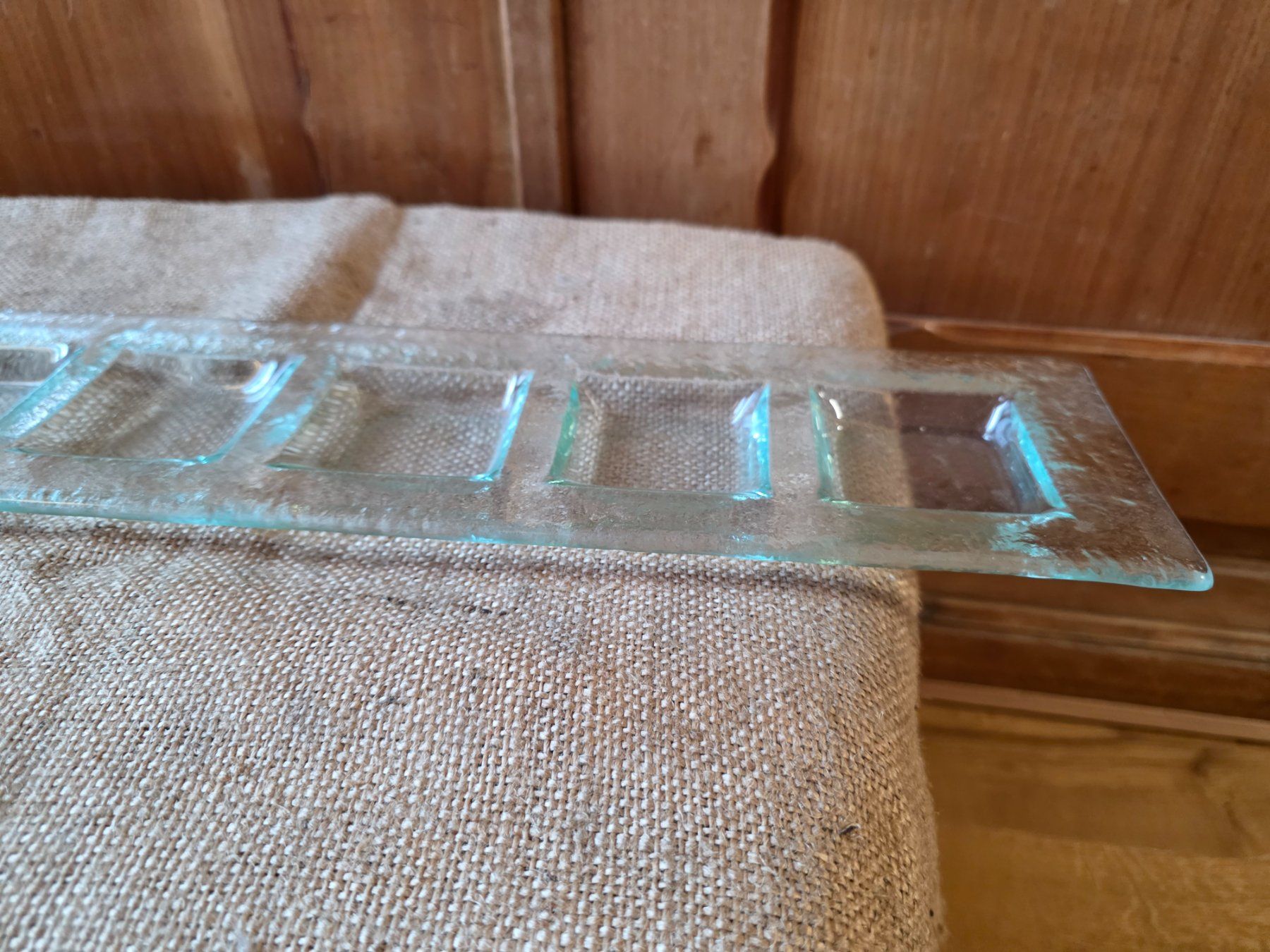 Plateaux: Glas Servierteller Platte Teller Kerzen Schale – D'occasion à Walterswil BE par Lonitti 2