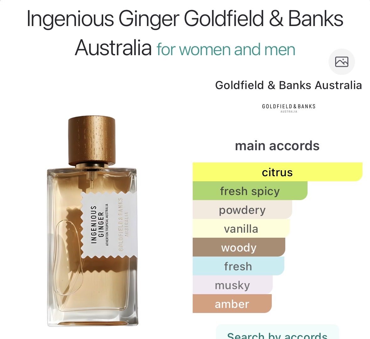 Parfum & Eau de Toilette: Goldfield & Banks Ingenious Ginger EdP 100ml – Gebraucht aus Zürich von Thetimtam 2