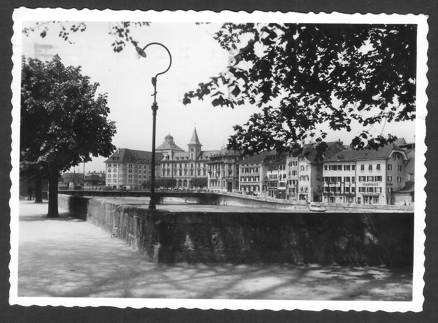 Cartoline postali: Solothurn Landhausquai und Postgebäude – Usato da Olten venduto da clotaldi