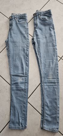 Skinny Jeanshosen 2- er Set/ Gr.36