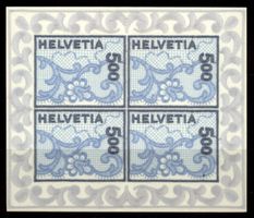 2000, NABA St. Galler Stickerei, Viererblock ** (1)