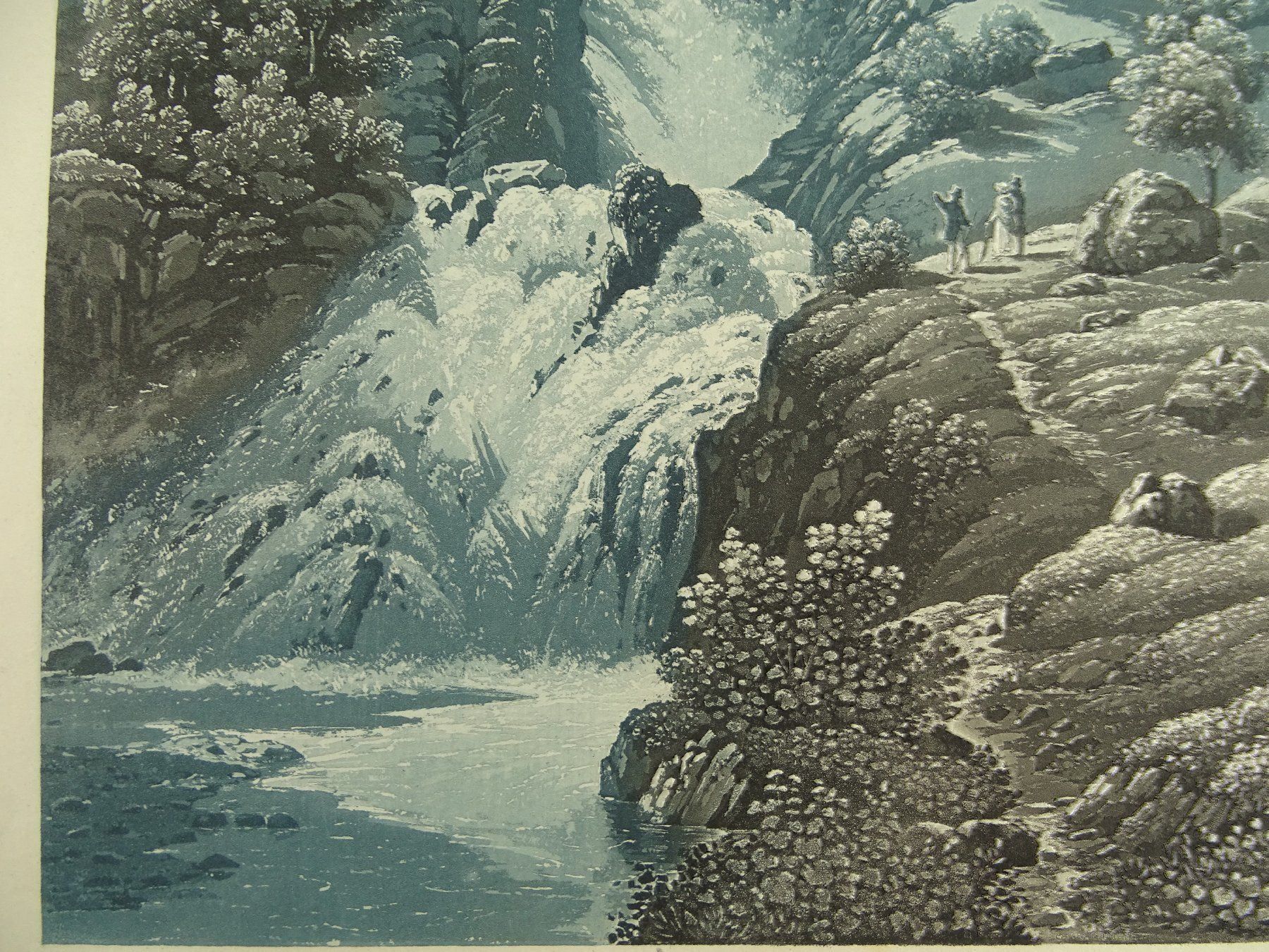 Incisioni: REICHENBACH, AQUATINTA UM 1840 – Usato da Grüningen venduto da Kartensammler 3