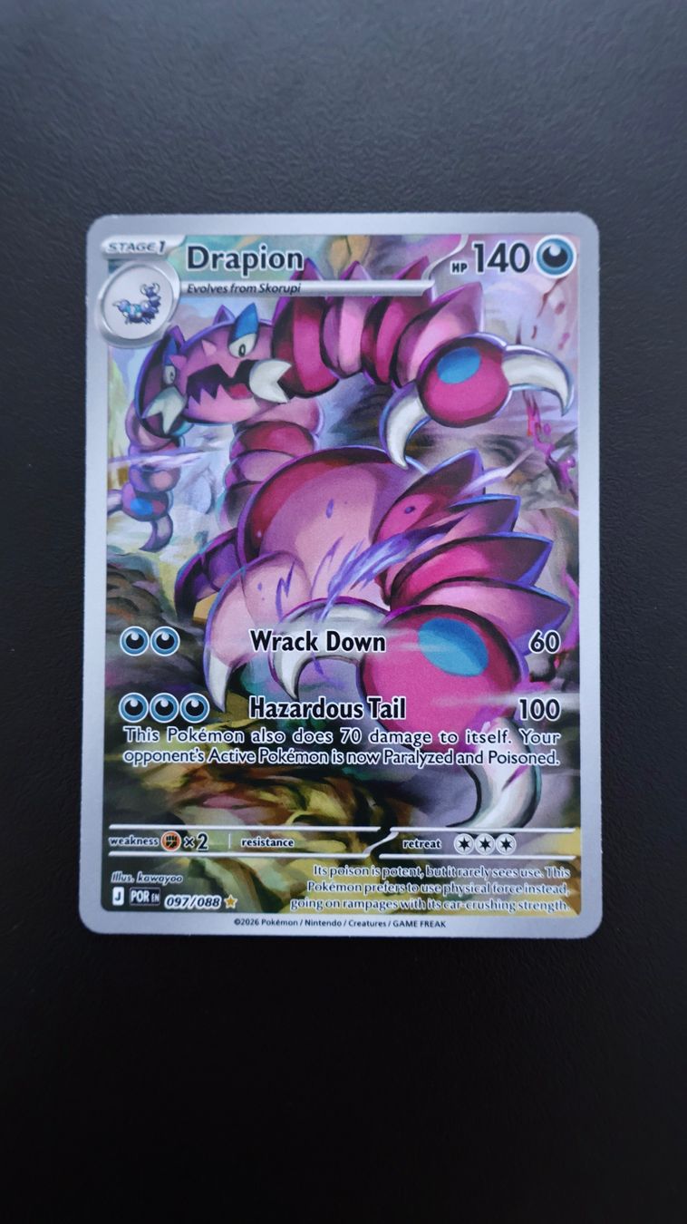 Pokémon Sammelbilder & Trading cards: Pokémon Drapion #97 – Neu und originalverpackt aus Obfelden von vivialexandra
