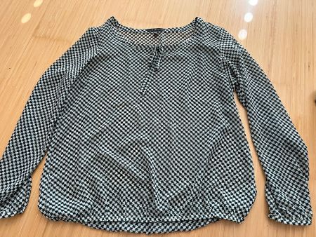 Esprit Bluse, Gr. 40, schwarz-weiss gemustert, Top Zustand