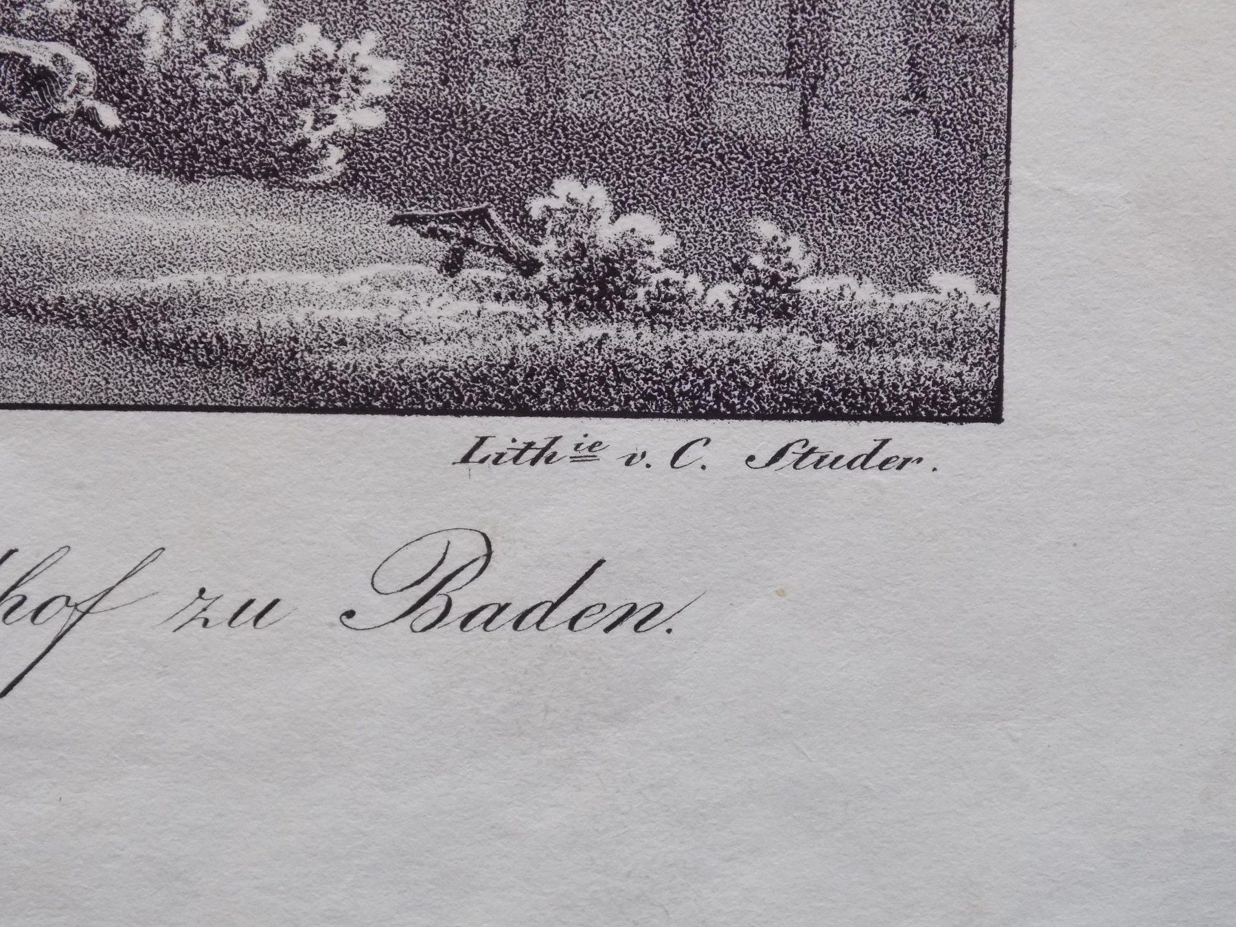 Gravures: Das Kreuz Friedhof Baden – D'occasion à Risch par Rischli15 3