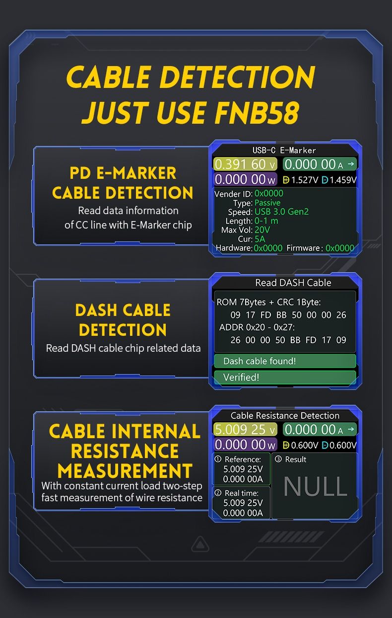 Misurare: FNB58 USB Tester - Multimeter Voltmeter Ammeter Bluetooth – Nuovo e nell'imballaggio originale da Romanshorn venduto da pfimex 4