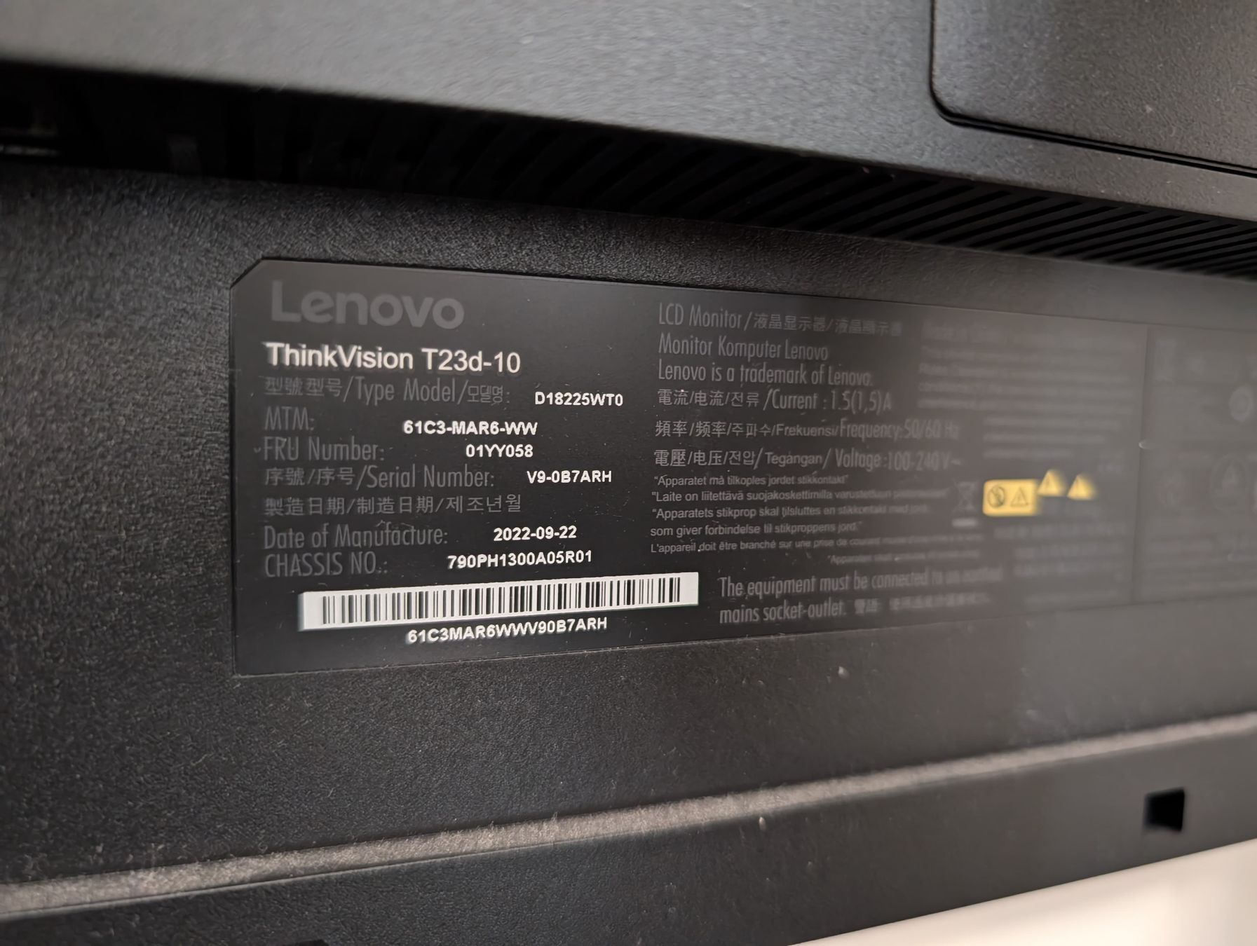 Lenovo Monitor: Lenovo Bildschirm  – Usato da Basel venduto da jul_bd2l 2