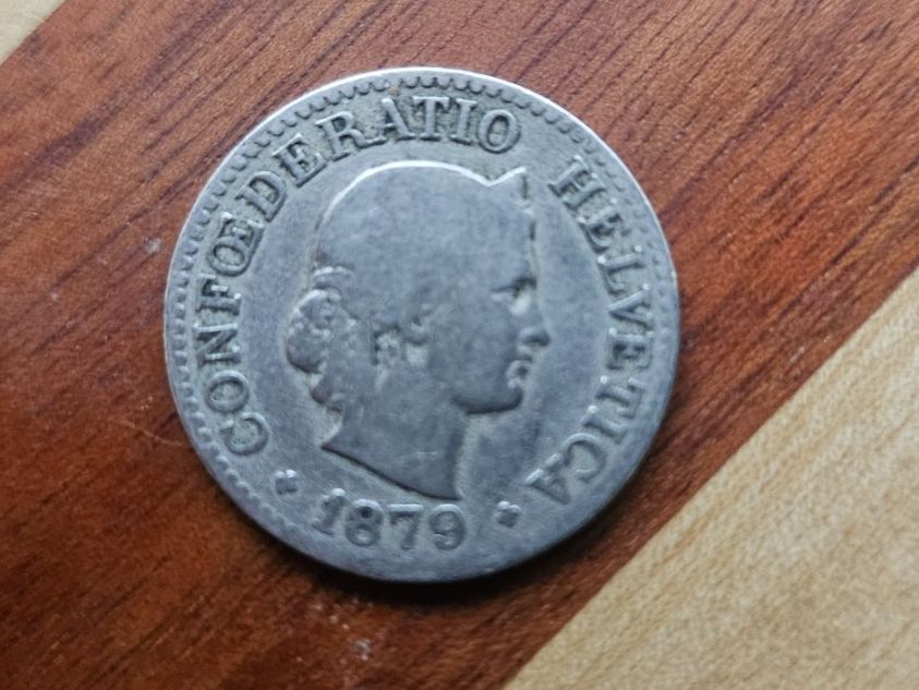 Tutti le monete: 10 Rappen 1879, gute Erhaltung – Usato da Escholzmatt venduto da Lagano 3