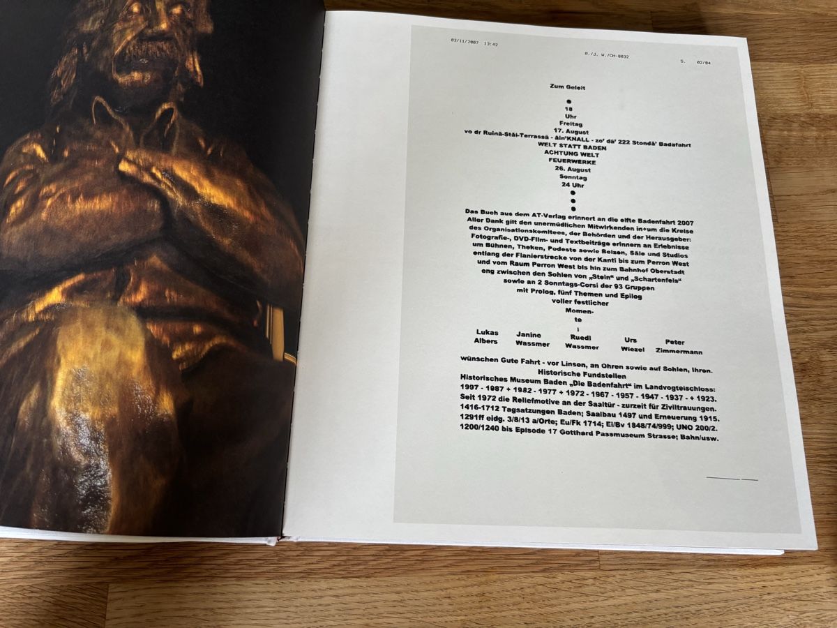 Libri: Badenfahrt Michel Comte Buch – Usato da Würenlos venduto da Ashley24 3