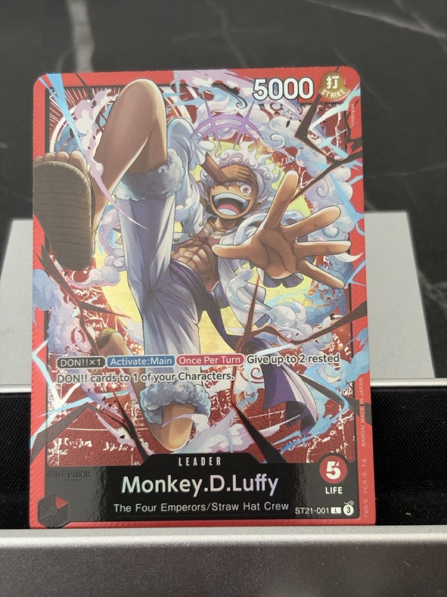 Bandai Sammelbilder & Trading cards: One Piece ST21-001 Monkey.D.Luffy, Englisch – Neu (gemäss Beschreibung) aus St. Gallen von cambitcg