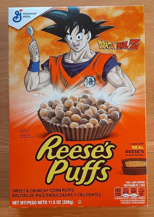 Boîte Dragon Ball Z x Reese's Puffs Goku (Neu und originalverpackt) in ...