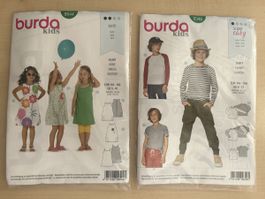 2 Stk. Burda Schnittmuster Kinder Kleid und Shirt, Neu/OVP