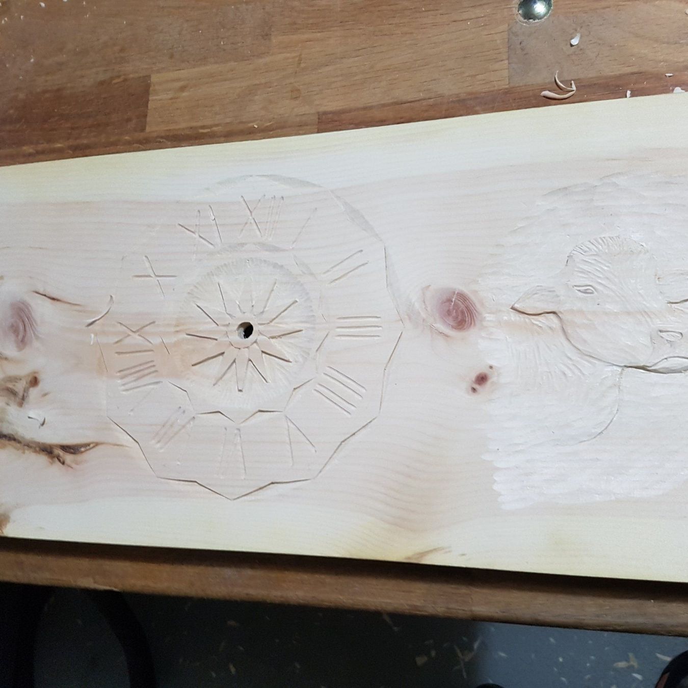 Articoli in legno: Uhr geschnitzt/arvenholz – Nuovo (secondo la descrizione) da Siebnen venduto da Holzwork75 1