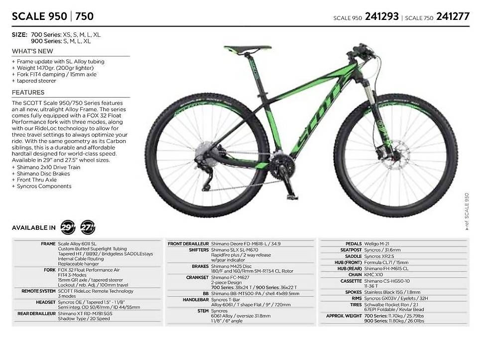 Scott Velos: Vélo VTT scott Scale 950 – Gebraucht aus La Neuveville von jonas.B_ski 4