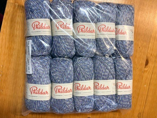 Wolle: 10 PELOTES PHIL RAINBOW DENIM – Gebraucht aus Bevaix von Kiwi077