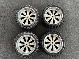 RC Offroad Reifensatz mit Felgen 1:5 / 1:6