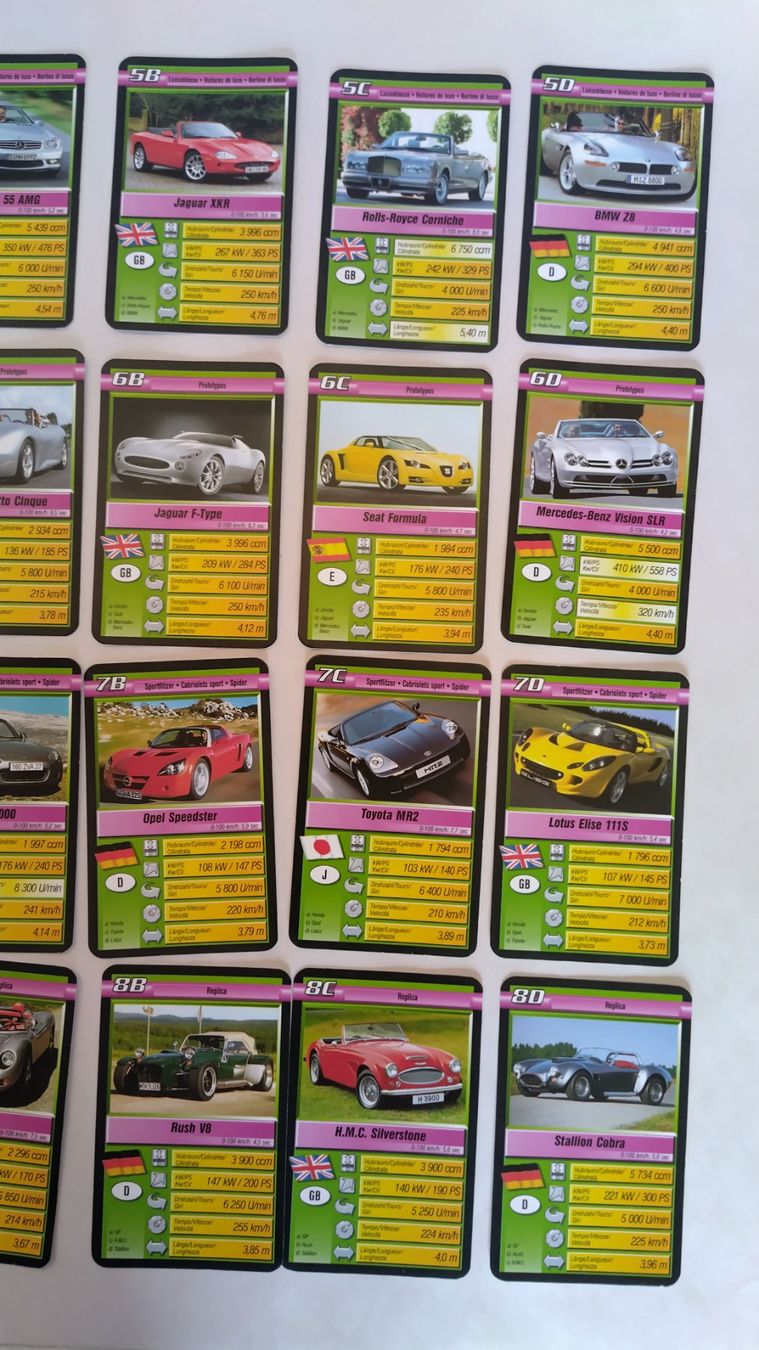 Ravensburger Giochi: Auto Quartett - Cabrio Roadster / Ravensburger / 32 Karten – Usato da Bellach venduto da JingleJerry 4