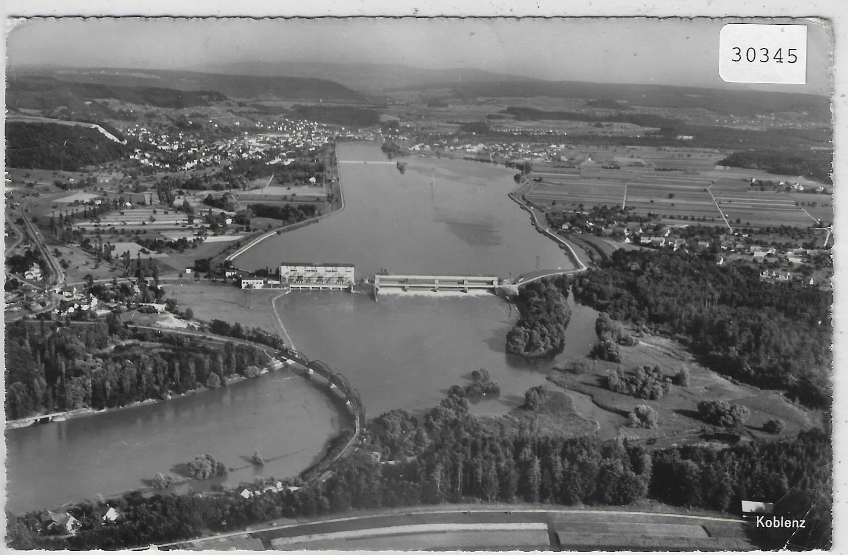 Cartoline postali: Flugaufnahme Koblenz AG – Usato da Ettingen venduto da Kartenplanet