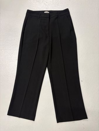 Fracomina schwarze Stoffhose 7/8 Länge elegant lässig 36