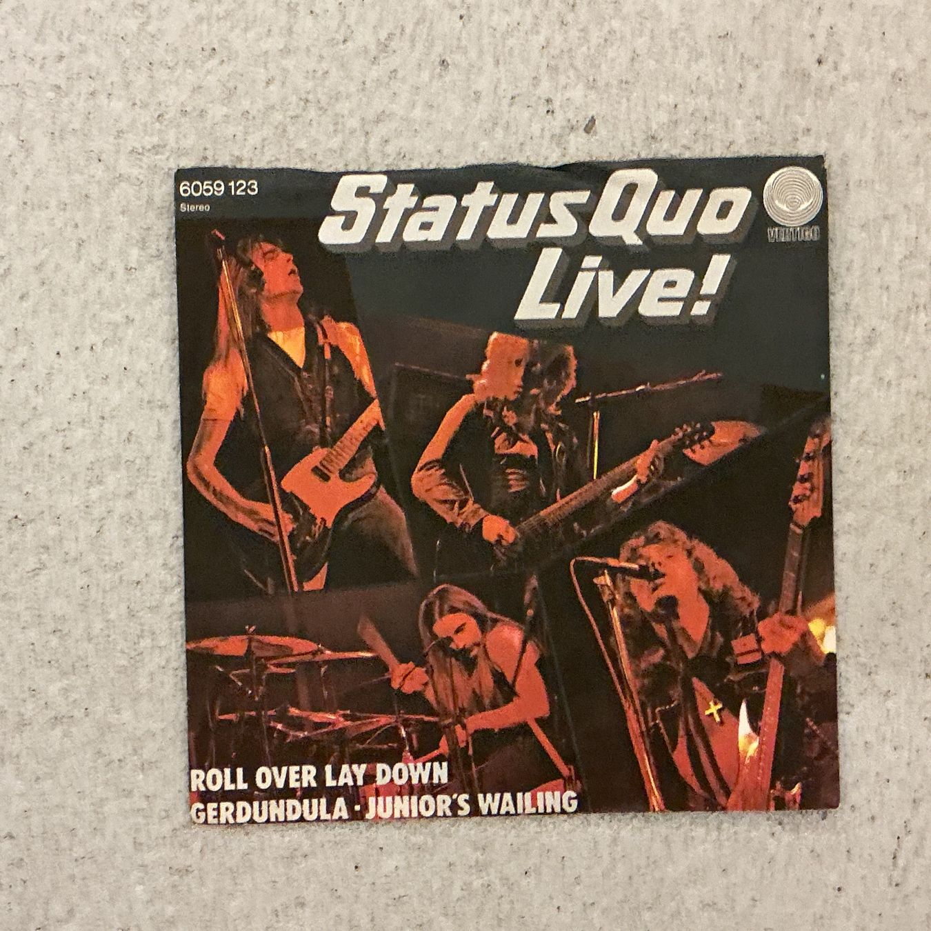 Dischi in vinile: Status Quo Single -  Live!  Roll Over Lay – Usato da Winterthur venduto da Tumko_7_Vinyl