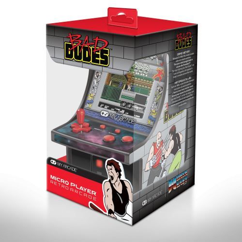 Slot Machine: BAD DUDE Mini Arcade Game – Nuovo e nell'imballaggio originale da Schalunen venduto da schwabspielautomaten 2