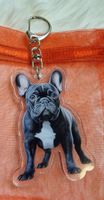 Süsser Acryl Schlüsselanhänger mit Bulldogge/Neu 🐶