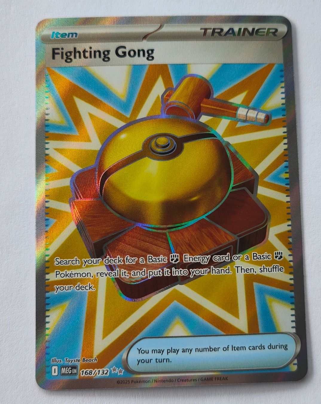 Pokémon Carte collezionabili: Fighting Gong - Pokemon - 168/132 - MEG – Usato da Suhr venduto da kingj01