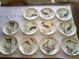 Teller Set Johnson Bros Fish Design 11