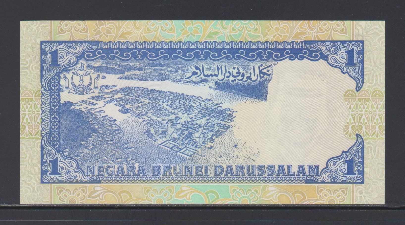 Banknoten: Brunei 1 Ringgit 1991 ungefalten – Neu (gemäss Beschreibung) aus WilSG von Wil10 1