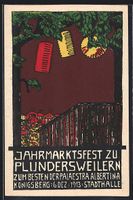 sign. Lisbeth Pelz, Kunstgew. Lehrwerkst