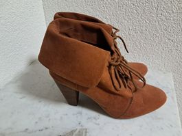 Braune Stiefeletten von Zara Gr. 39